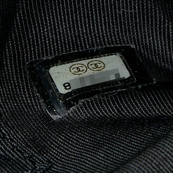 CHANEL Matelasse Coco Mark Chain Boston Bag in Black Caviar Skin for Women - Picture 12 of 13